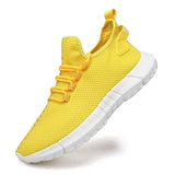 Men's Shoes Summer Men's Sports Non-slip Casual Breathable Tennis Shoes Comfortable MartLion Yellow 39 