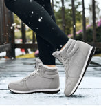 Men Boots Waterproof Winter Boots Men  Warm Snow Boots Plush Women Footwear Leather Shoes MartLion   