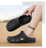 Garden Shoes Casual Beach Sandals Men's Clogs Summer Slippers Breathable Non-slip Mules Zapatos Mart Lion   