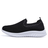 Ladies Handmade Solid Color Women Shoes Classic Casual Flat Heel Sneakers Non-slip Fashion Zapatos De Mujer Mart Lion   