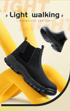 anti scalding labor shoes work protection boots Steel toe cap sneakers men's leather work waterproof safety MartLion - Mart Lion