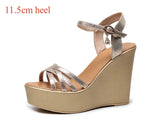 Wedge Heel Sandals Women Summer High Heel Shoes Platform Open Toe MartLion   