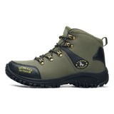 Hiking Boots Men's Waterproof High Top Trekking Leather Outdoor Outdoor Shoes Mart Lion Green Eur 38 