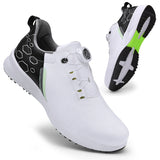 Golf Shoes Spikeless Golf Wears Men's Light Weight Walking Anti Slip Walking Footwears MartLion BaiHei 36 