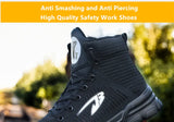  High Top Boots anti-slip work sneakers Winter work shoes safety working with protection anti-puncture work boots men's MartLion - Mart Lion