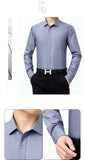 Silk Shirts for Men  Men Shirt Long Sleeve Men Clothing Casual Business Man Shirt MartLion   