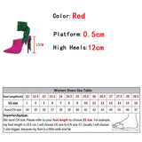 Liyke Spring Autumn Green Ankle Strap High Heels Shoes Women Pointed Toe Stiletto Party Dress Pumps Sandals Mart Lion   