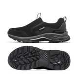 Outdoor Hiking Shoes Anti-Slip Loafer Fleece Sneaker Plus Velvet Warm Casual Trekking Winter MartLion Black 9 