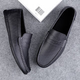 Super Soft Men&'s Moccasins Slip Loafers Flats Casual Footwear Microfiber Leather Shoes Mart Lion   