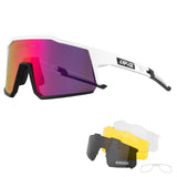 Cycling Glasses TR90 Frame Men's Women Outdoor Sports Sunglasses Cycling Driving Baseball Running MartLion 10 4lens 