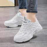 Sneakers Ladies Sports Shoes for Women Tennis Female Running Walking Footwear Casual Trainers Luxury Gym Designer Mart Lion White 35 