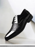  Men's Flat Classic Dress Shoes Genuine Leather Wingtip Carved Italian Formal Oxford For Winter Pu Dress MartLion - Mart Lion