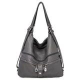 Crossbody Bags For Women Leather Handbags Female Multifunction Designer Shoulder Messenger Mart Lion Gray 35cm x 13cm x 33cm 