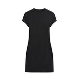 Mini Dresses Short Sleeve Crewneck Summer Bodycon Dress for Women frock MartLion   