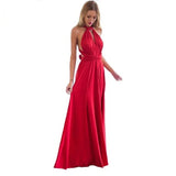 Dresses Women Girl Summer Female Red Long Dresses  Multi Rope Bandage Party MartLion red XXL 