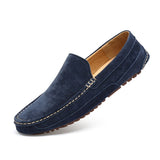 Suede Leather Men's Loafers Luxury Casual Shoes Boots Handmade Slipon Driving  Moccasins Zapatos Mart Lion   