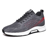 Heightening Shoes Men's Spring Casual Sneakers Walking Shoes Anti Slip Sports Tide Shoes MartLion GRAY 37 