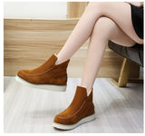 Winter Boots with Plush Women In Anti Slip Platform Wedges Warm Shoes Fur Snow Ankle Mart Lion   