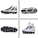  Football Boots Without Laces Professional Soccer Shoes Men's Breathable Soccer Cleats Anti Slip Outdoor Training Mart Lion - Mart Lion