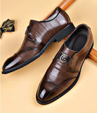 Men's Dress Shoes Patent Leather Brogue Formal Wedding Party Office Oxfords Moccasins MartLion   