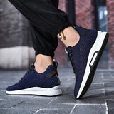 Sneakers Men Height Increase Insoles 6cm Elevator Shoes Taller Heel Lift Plus Size 37-46 MartLion   