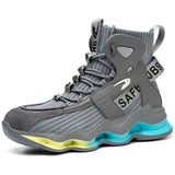 Work Boots Men's Designer Safety Shoes Standard Steel Toe Anti-smash Anti-stab Indestructible MartLion 7911-gray 36 
