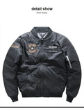 Men's black winter Clothing bomber coat racing motorcycle Clothes luxury tactical garments military jackets MartLion   