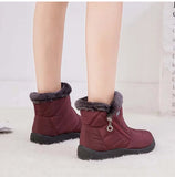 Snow Women Boots Women's Boots Waterproof Women Shoes Zipper Shoes Woman MartLion   