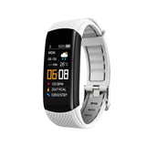 Original Fitness Smart Watch Heart Rate Monitor Weather Clock Band Sport Waterproof Smartwatch Men's Women iPhone Android 2023 MartLion White  