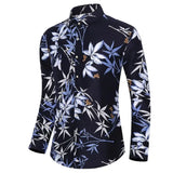 Hawaiian Masculina Shirt 3d Print Flowers Tops Casual Men's Dress Shirts Long Sleeve Camisa Y2k Clothing MartLion B01-JDCX5015 XS 