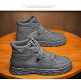  Ankle Boots Men's Spring Shoes High Top Military Outdoor Non-Slip Working Sport Casual MartLion - Mart Lion