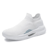 Men's Running Shoes Women Sneakers Casual Lightweight Tenis Walking Breathable Outdoor Sports Tennis Mart Lion White 35 