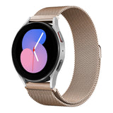 20mm 22mm Strap for Samsung Galaxy watch 4/5/6/5Pro 44mm/40mm/Active 2 Magnetic loop Bracelet Galaxy Watch 4/6 classic 46mm 42mm MartLion Rose gold 20MM Watchband CHINA