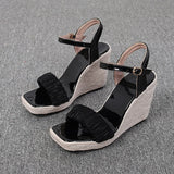 Summer Shoes Women High Heels Sandals Party Platform Wedges MartLion   