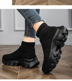 Casual Ankle Socks Shoes Lightweight Mesh Men's Anti-slip Sneakers Loafers Trendy Footwear MartLion   