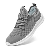 Breathable Lightweight Man's Vulcanize Shoes Tennis Female Sport Running Lace-up Casual Sneakers zapatillas mujer MartLion GREY 36 CHINA