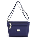 Women's Trend Shoulder Bags Long Strap Oxford Crossbody Multi Pocket And Large Capacity Female Handbag Mart Lion Deep Blue  