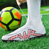 Society Soccer Cleats Soccer Shoes Men's Training Sport Footwear Professional Field Boot Fg Tf Soccer Mart Lion   