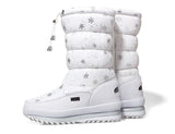 Winter thick women's snow boots Warm Plush Mid-calf Boots Non slip Waterproof Platform Snow Boot Casual Female White shoes MartLion