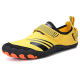 Unisex Aqua Shoes Men's Women Beach Surfing Water Sport Couple Outdoor Quick-Drying Wading Sandal Pool Swim Diving Fitness Mart Lion Yellow 4.5 