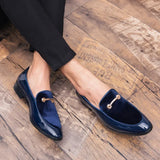 Men Dress Leather Shoe Flat Men Shoe Italian  Casual Shoes Loafer MartLion   