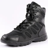 Men's Boots Hiking Shoes Military Super Light Combat Special Force Tactical Desert Ankle Masculina MartLion Black 5 