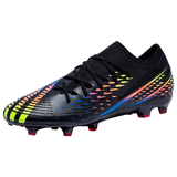 Men's Soccer Shoes TF FG Training Football Sneakers Ultralight Non-Slip Turf Soccer Cleats Chuteira Campo MartLion CD-black 35 
