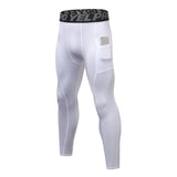 Men's Running Tights Compression Fitness Pants Elastic Running Basketball Sports Workout Tights Gym Running Training Leggings MartLion