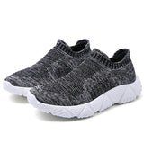 Men's Sneakers Summer Casual Running Shoes Slip-on Walking Socks Design Jogging Vulcanize MartLion 8023 grey 39 