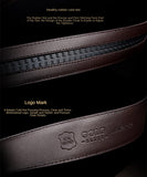 Belt Men's Cowhide Belt Korean Version Youth Pure Cowhide Automatic Buckle Belt Casual Korean Version MartLion   