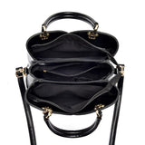 PU Leather Large Capacity Woman Handbag Grid Shoulder Bag Casual Luxury Designer Patchwork Crossbody Pack Mart Lion   