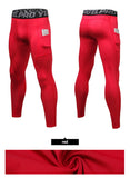 Men's Running Tights Compression Fitness Pants Elastic Running Basketball Sports Workout Tights Gym Running Training Leggings MartLion