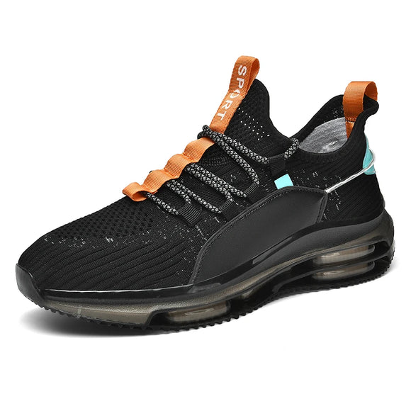 Trainer Race Shoes Non-slip Casual Running Men's Trendy Lightweight Footwear Sneakers MartLion black 39 