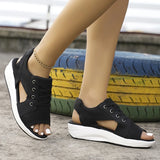 Sandals Lady Platform Chunky Women's Open Toe Casual Summer Sports Shoes MartLion   